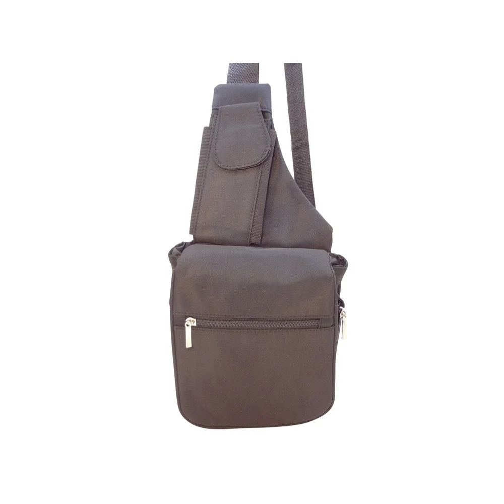 Sling Crossbody Bag Black‎ Tactical Utility Nylon